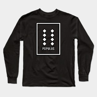 Populus Geomantic Figure Long Sleeve T-Shirt